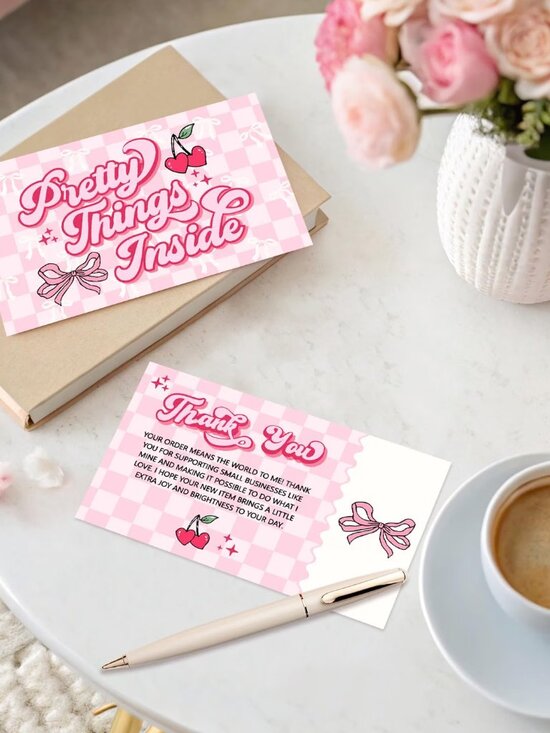 Other - "Pretty Things Inside" Thank You Cards